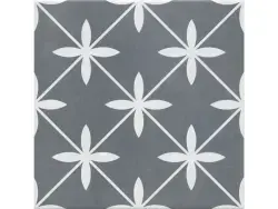Çanakkale Seramik 33x33 Ornament Koyu Gri Mat Multi Sırlı Granit