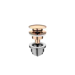 Çanakkale Seramik Novatik Universal Lavabo Süzgeci Yuvarlak Rose Gold