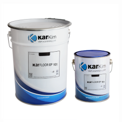 Karkim Kar Floor EP 101 Epoksi Esaslı Düşük Viskoziteli Astar Sarımsı Şeffaf 20 kg Set