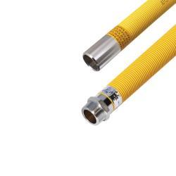 KAS Kompansatör Bağlantı Flexi Makaronlu 316L Kaynaklı 1" 1" DN25 60 cm