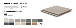 KASTAMONU ENTEGRE Norm B WPD07 Boyanabilir PP 199x2800x10 mm Duvar Profili