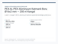 PEX-AL-PEX Alüminyum Katmanlı Boru Ø16x2 mm — 200 m Kangal