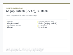 Ahşap Tutkalı (PVAc), Su Bazlı