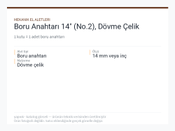Boru Anahtarı 14" (No.2), Dövme Çelik