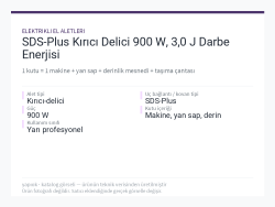 SDS-Plus Kırıcı Delici 900 W, 3,0 J Darbe Enerjisi