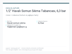 1/2" Havalı Somun Sıkma Tabancası, 6,3 bar