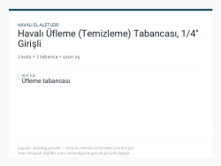 Havalı Üfleme (Temizleme) Tabancası, 1/4" Girişli
