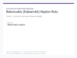 Baloncuklu (Kabarcıklı) Naylon Rulo