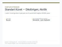 Standart Küvet — Dikdörtgen, Akrilik