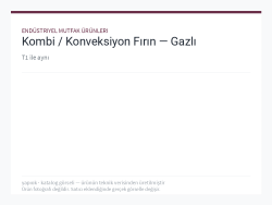 Kombi / Konveksiyon Fırın — Gazlı