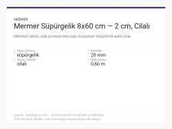 Mermer Süpürgelik 8x60 cm — 2 cm, Cilalı