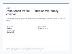 Iroko Masif Parke — Fırçalanmış Yüzey, Zıvanalı