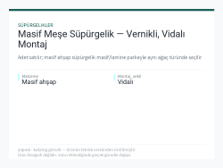 Masif Meşe Süpürgelik — Vernikli, Vidalı Montaj