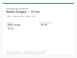 Nokta Süzgeç — 10 cm