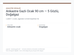 Ankastre Gazlı Ocak 90 cm — 5 Gözlü, Doğalgaz
