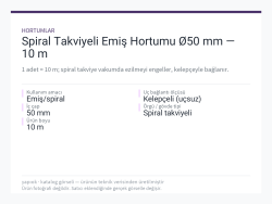 Spiral Takviyeli Emiş Hortumu Ø50 mm — 10 m