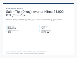 Salon Tipi (Dikey) İnverter Klima 24.000 BTU/h — R32