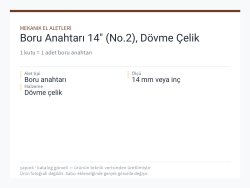 Boru Anahtarı 14" (No.2), Dövme Çelik