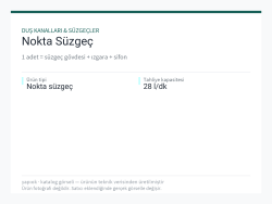 Nokta Süzgeç