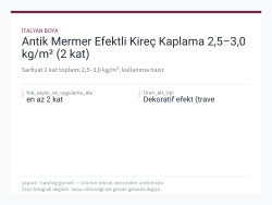 Antik Mermer Efektli Kireç Kaplama 2,5–3,0 kg/m² (2 kat)
