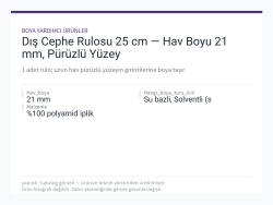Dış Cephe Rulosu 25 cm — Hav Boyu 21 mm, Pürüzlü Yüzey