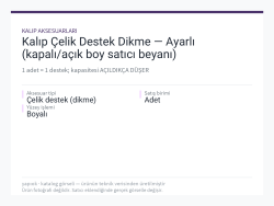 Kalıp Çelik Destek Dikme — Ayarlı (kapalı/açık boy satıcı beyanı)