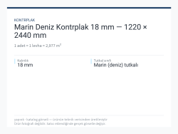 Marin Deniz Kontrplak 18 mm — 1220 × 2440 mm
