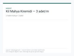 Kil Mahya Kiremidi — 3 adet/m