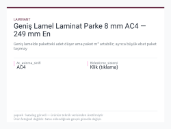 Geniş Lamel Laminat Parke 8 mm AC4 — 249 mm En