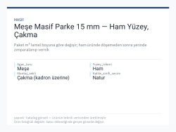 Meşe Masif Parke 15 mm — Ham Yüzey, Çakma