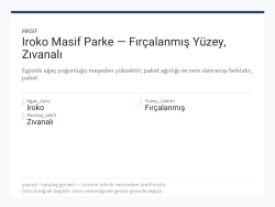 Iroko Masif Parke — Fırçalanmış Yüzey, Zıvanalı
