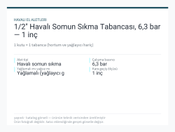 1/2" Havalı Somun Sıkma Tabancası, 6,3 bar — 1 inç