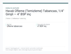 Havalı Üfleme (Temizleme) Tabancası, 1/4" Girişli — 4" BSP inç
