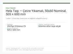 Hela Taşı — Çevre Yıkamalı, 50x60 Nominal, 505 × 600 mm