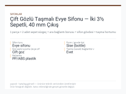 Çift Gözlü Taşmalı Evye Sifonu — İki 3½ Sepetli, 40 mm Çıkış
