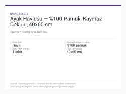 Ayak Havlusu — %100 Pamuk, Kaymaz Dokulu, 40x60 cm