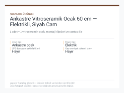 Ankastre Vitroseramik Ocak 60 cm — Elektrikli, Siyah Cam