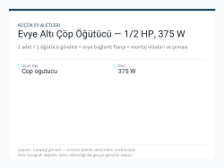 Evye Altı Çöp Öğütücü — 1/2 HP, 375 W