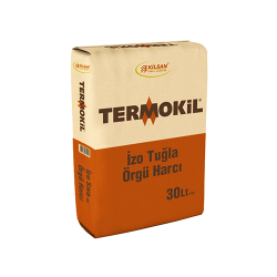 Kilsan Termokil İzo Tuğla Örgü Harcı Isı Yalıtımlı Gri 30 lt