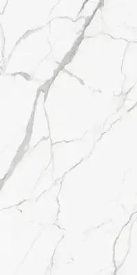 Çanakkale Seramik Calacatta Unique Parlak Model-B Kalesinterflex Porselen Plaka 160x320