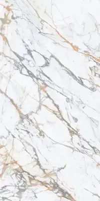 Çanakkale Seramik Calacatta Macchia Parlak Kalesinterflex Porselen Plaka 162x323