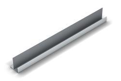 Knauf DONN F Kenar Profili Mat Siyah 27x46 mm 3 m