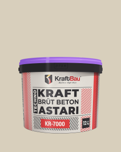 KraftBau Techno Kraft Brüt Beton Astarı KR-7000 12 kg Kırmızı