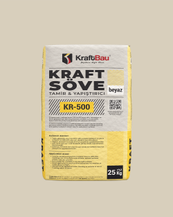 KraftBau Manto Kraft Söve Tamir & Yapıştırıcı KR-500 25 kg Beyaz