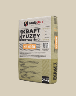 KraftBau Techno Kraft Yüzey Sertleştirici Kuvars ve Silis Agregalı KR-6020 25 kg Kırmızı