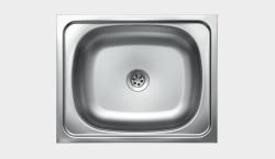 Krom Evye Lay-on 40s 104 Tek Hazneli Evye 0,60 mm 165 mm Hazne 40x50 cm Saten
