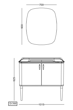 Lineart City 1000 Akrilik Lavabolu Modül + Loop Buğu Önleyici Led Ayna Modül 100 cm Milo-Bej uygulama örneği
