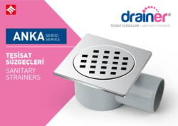 Mesa Teknik MTS 250 Anka Serisi Tesisat Süzgeci — 15x15 cm, Yan Çıkış Ø50 mm