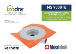 Mesa Teknik MS 9000TE Kendinden Perçinli Örtülü Süzgeç Gövdesi — Yan Çıkış Ø70 mm