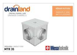 Mesa Teknik Drainland MTR Plastik Rögar Seti (Kutu + Kapak) — 35x35 cm